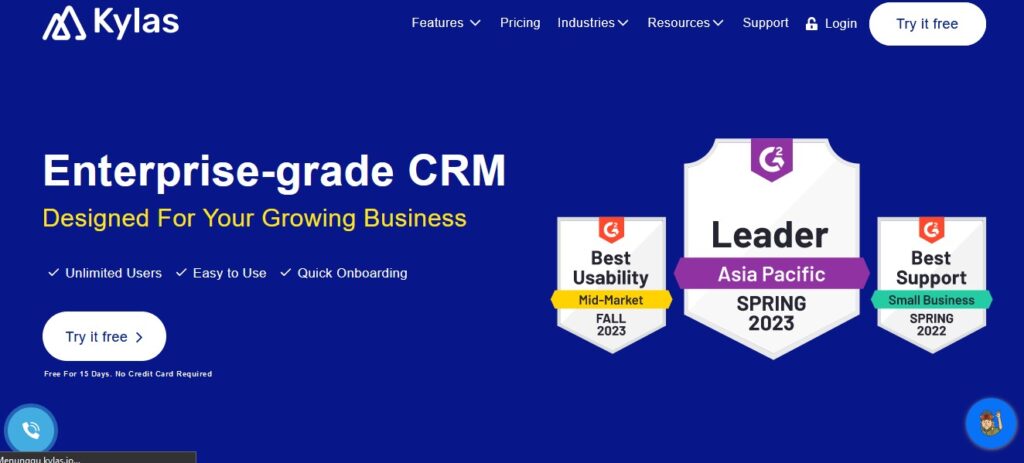 Kylas Sales CRM Pricing, Features, Reviews and Alternatives