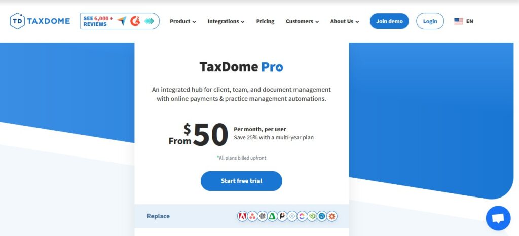 TaxDome Pricing, Features, Reviews and Alternatives