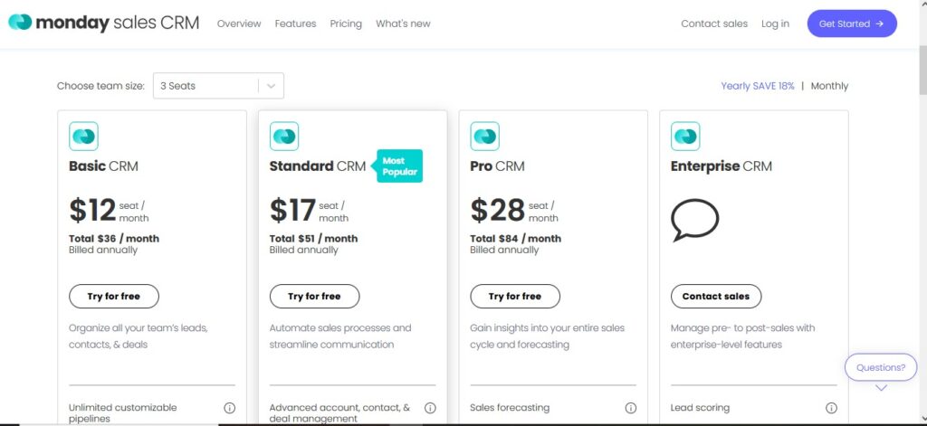 monday sales CRM Pricing, Features, Reviews and Alternatives